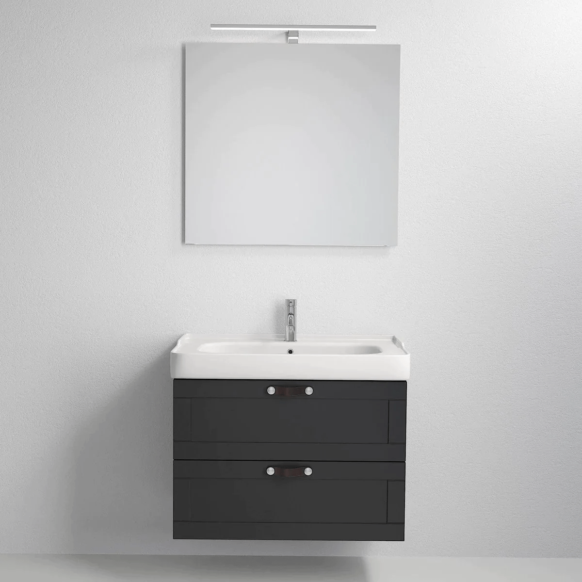 Namsos Badrumsmöbel, Svart Matt - Tvättställsskåp - BATH DELUXE - PRESTIGE - 71 - 060 - 09 - 02 - 00 - BATHDELUXE SWEDEN