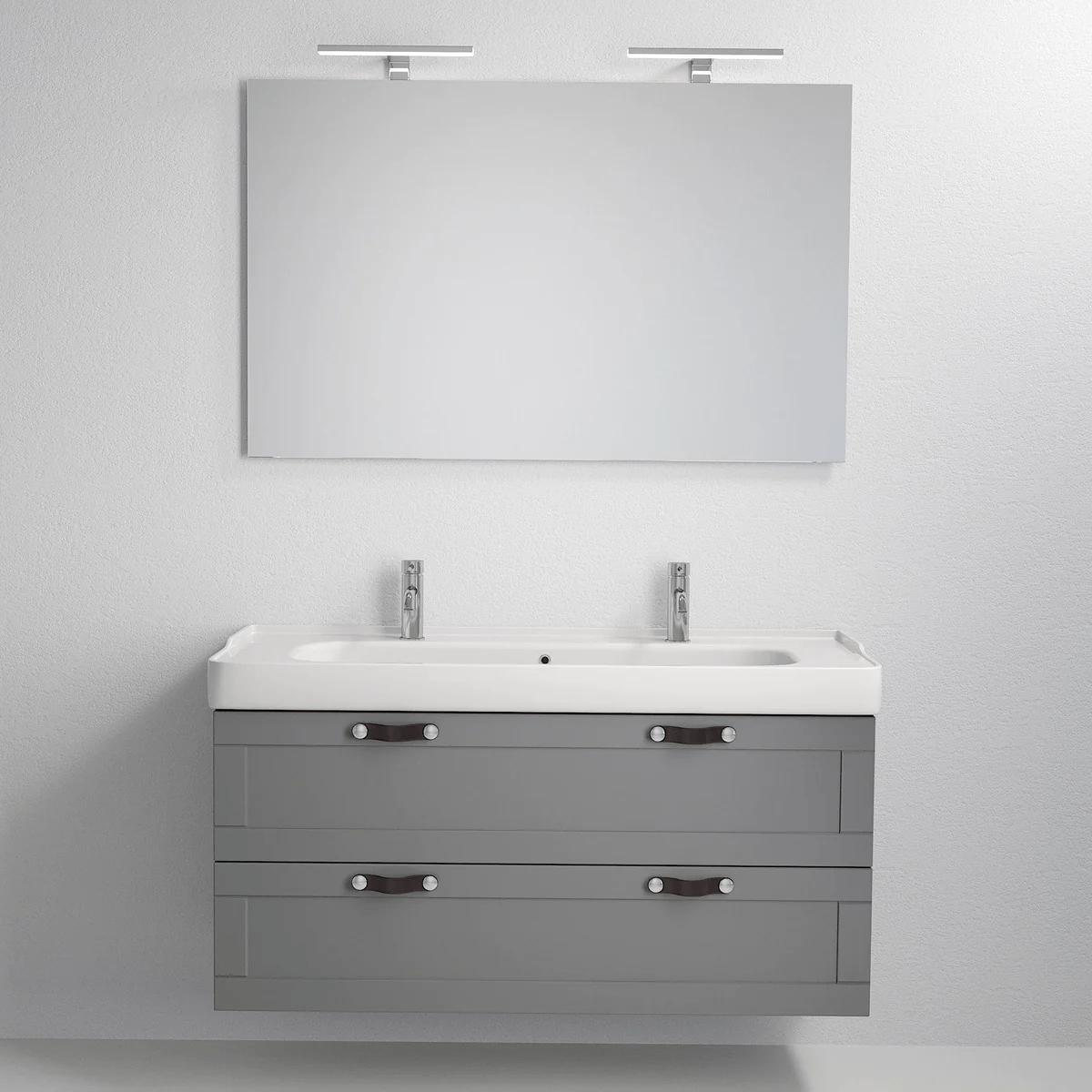 Namsos Badrumsmöbel, Grå Matt - Tvättställsskåp - BATH DELUXE - PRESTIGE - 71 - 100 - 09 - 03 - 00 - BATHDELUXE SWEDEN
