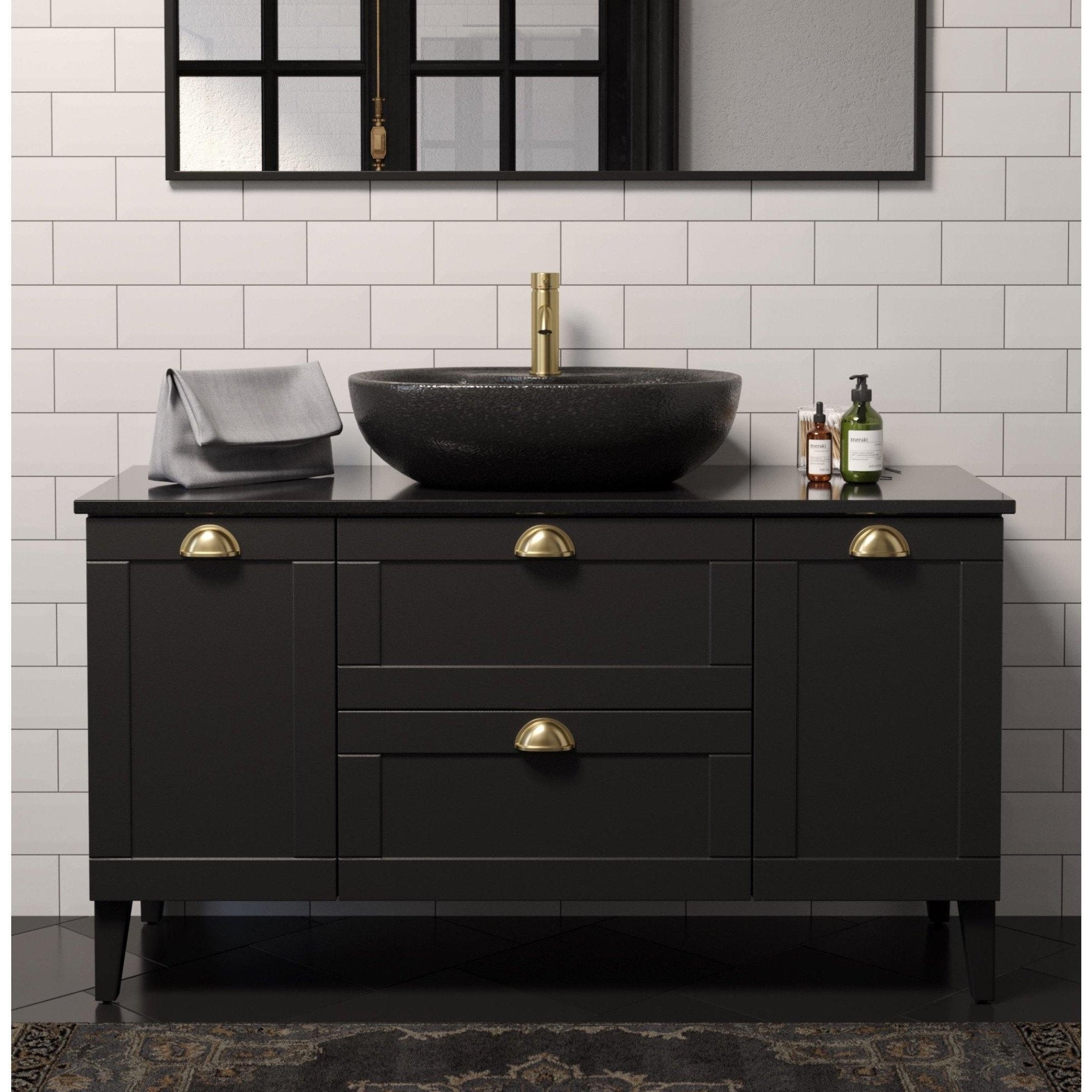 Nedstrand Badrumsmöbel - Tvättställsskåp - BATH DELUXE - PRESTIGE - 71 - 130 - 12 - 02 - 40 - BATHDELUXE SWEDEN