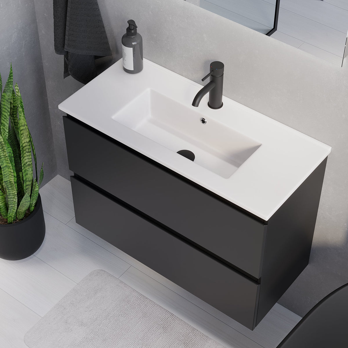 Sandshamn, Furniture Set - Code, Black Mat - 60 cm - MASTERSTORE - 8595677150919 - Furniture Set - Code - 73 - 060 - 70 - 02 - 30 - 8595677150919