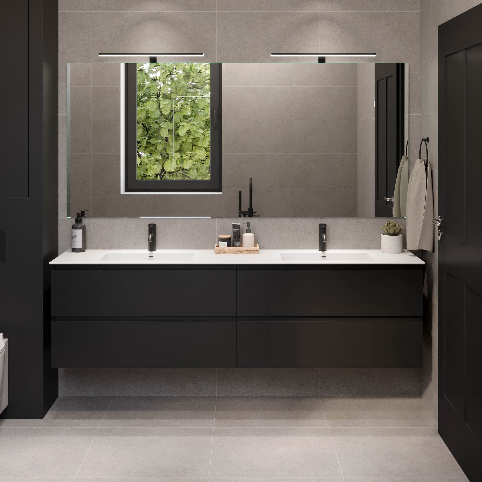 Sifjord, Furniture Set - Code, Black Mat - 95 cm - MASTERSTORE - 8595677179965 - Furniture Set - Code - 73 - 095 - 51 - 02 - 40 - 8595677179965