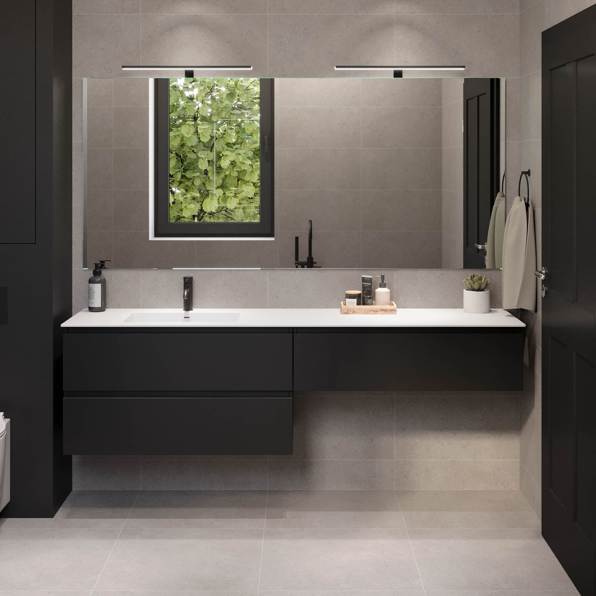 Sifjord, Furniture Set - Code, Black Mat - 95 cm - MASTERSTORE - 8595677179965 - Furniture Set - Code - 73 - 095 - 51 - 02 - 40 - 8595677179965