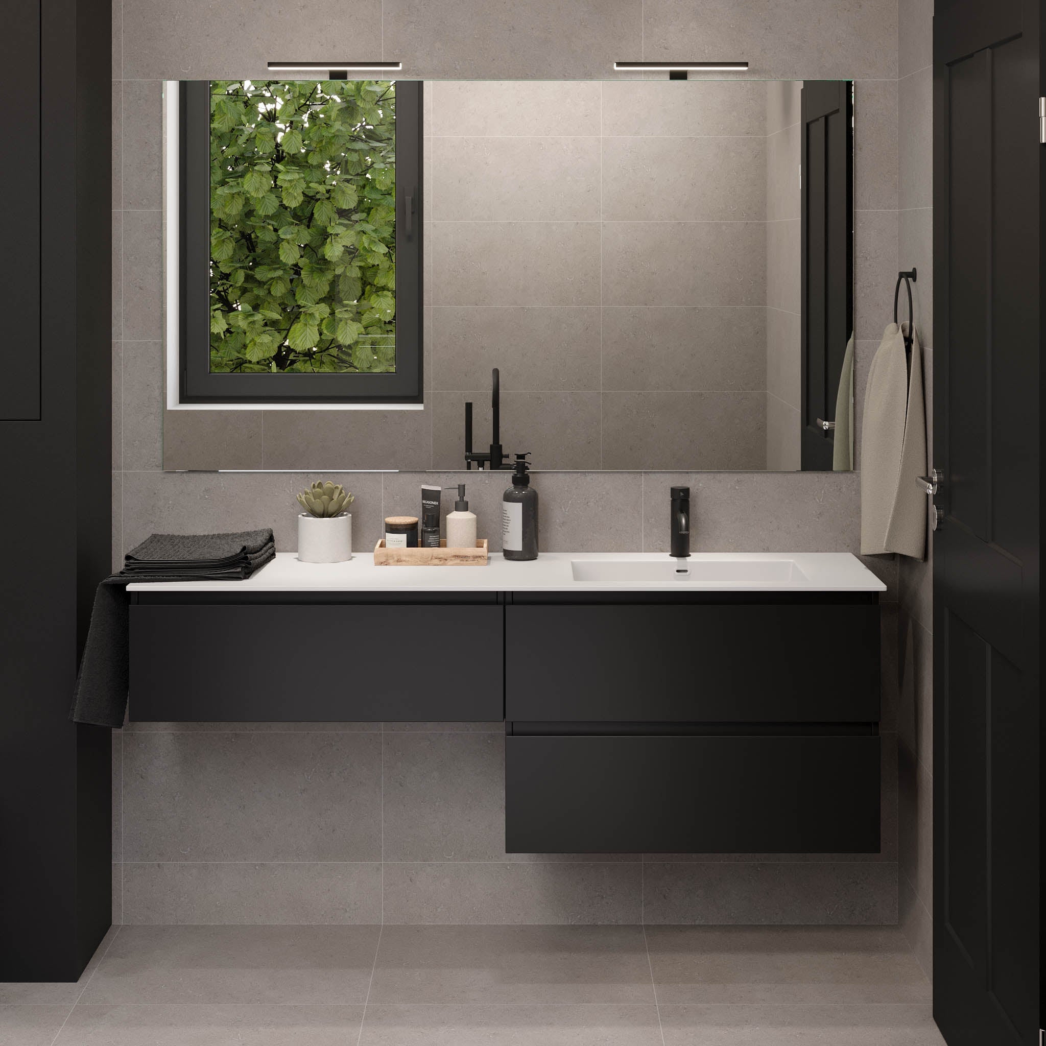 Sifjord, Furniture Set - Code, Black Mat - 95 cm - MASTERSTORE - 8595677179965 - Furniture Set - Code - 73 - 095 - 51 - 02 - 40 - 8595677179965
