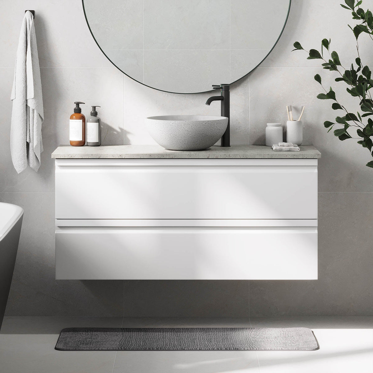 Bardufoss, Furniture Set - Code, White Mat - 60 cm - MASTERSTORE - 8595677191004 - Furniture Set - Code - 74 - 060 - 14 - 01 - 40 - 8595677191004