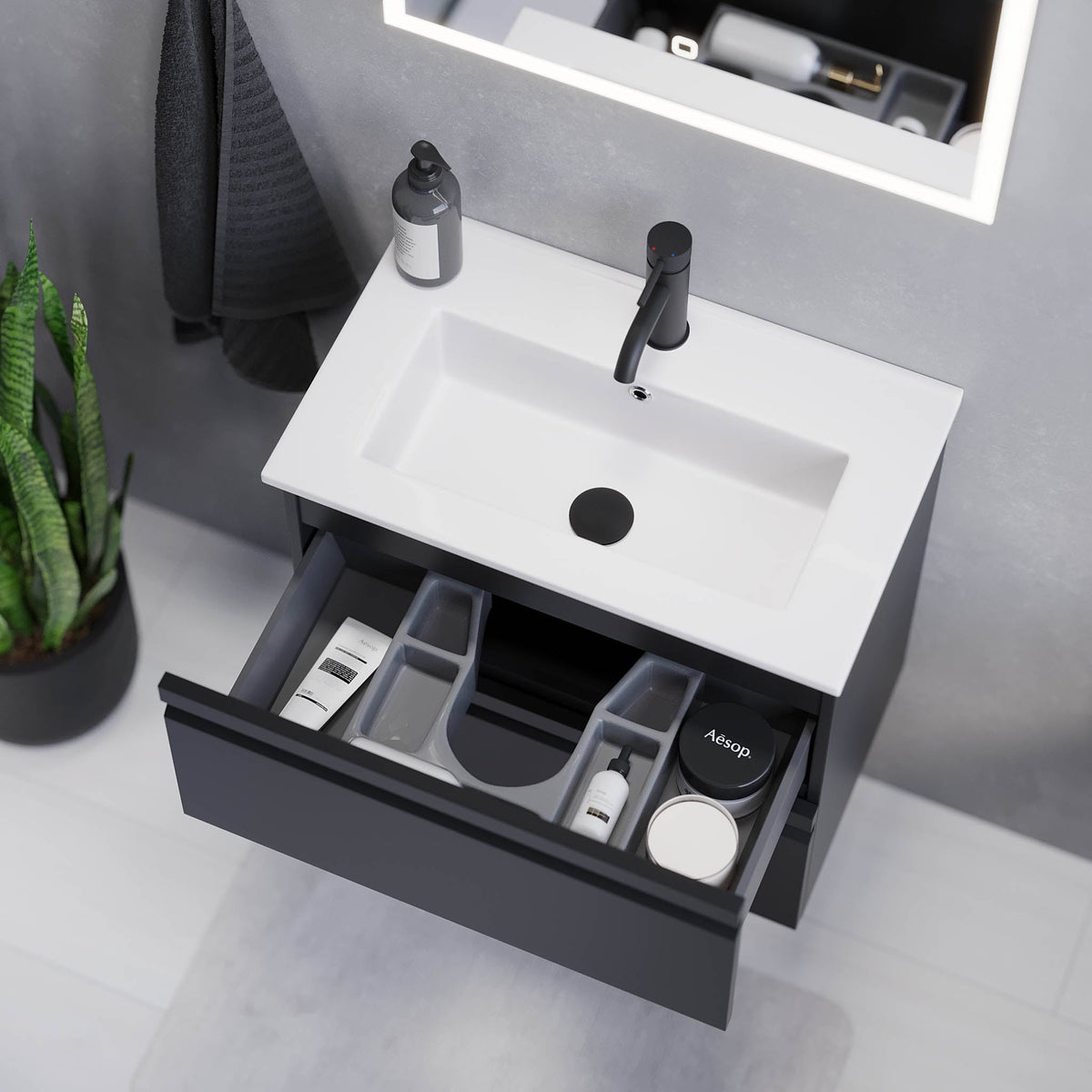 Knarrlagsund, Furniture Set - Code, Black Mat - 60 cm - MASTERSTORE - 8595677142433 - Furniture Set - Code - 74 - 060 - 70 - 02 - 30 - 8595677142433