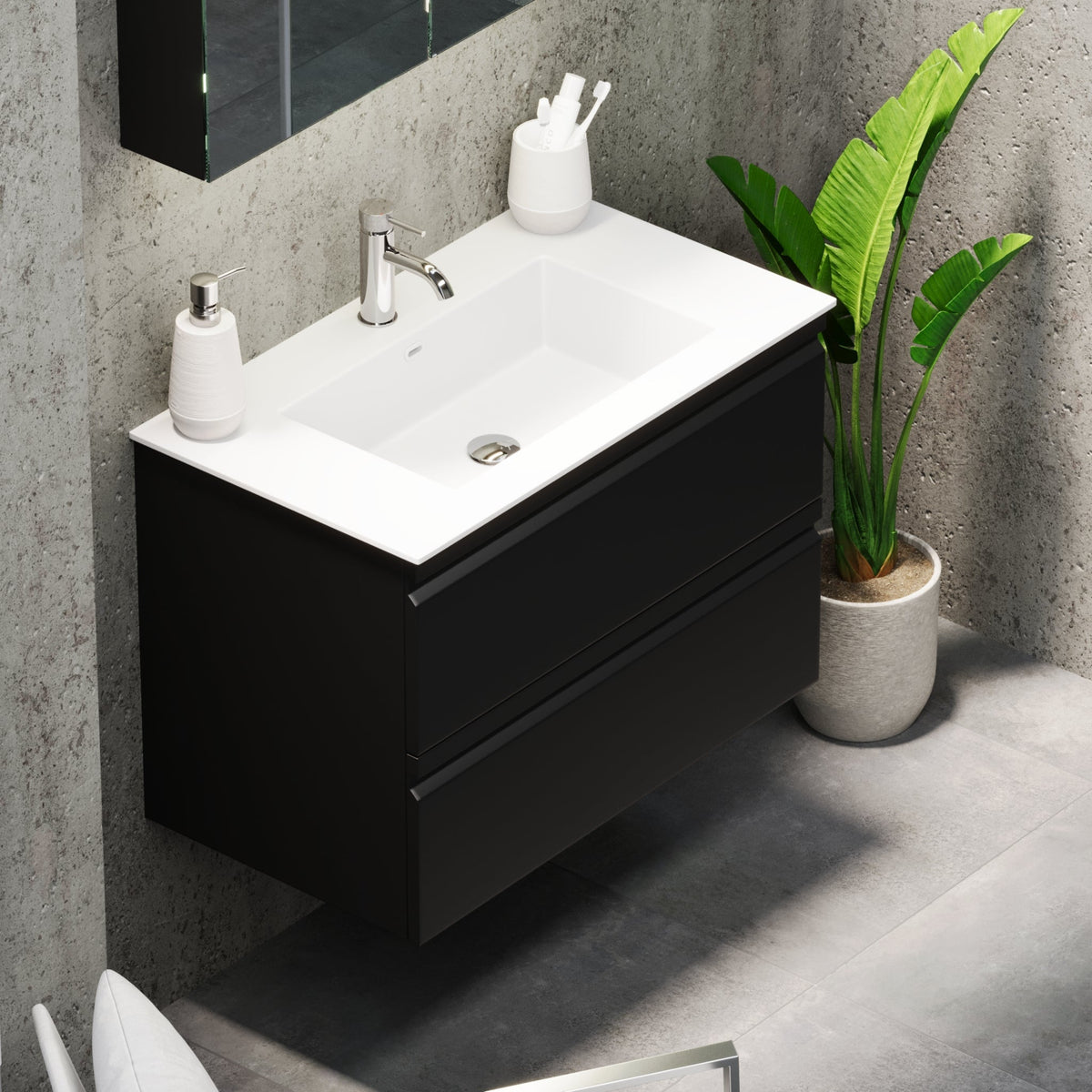 Knarrlagsund, Furniture Set - Code, Black Mat - 80 cm - MASTERSTORE - 8595677171105 - Furniture Set - Code - 74 - 080 - 52 - 02 - 40 - 8595677171105