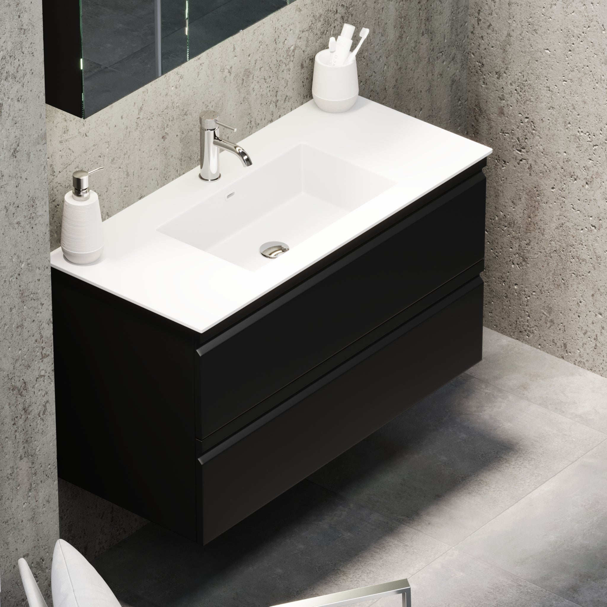 Knarrlagsund, Furniture Set - Code, Black Mat - 80 cm - MASTERSTORE - 8595677171105 - Furniture Set - Code - 74 - 080 - 52 - 02 - 40 - 8595677171105