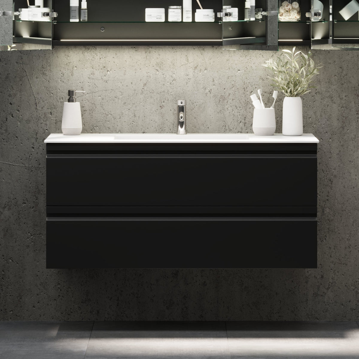 Knarrlagsund, Furniture Set - Code, Black Mat - 80 cm - MASTERSTORE - 8595677171105 - Furniture Set - Code - 74 - 080 - 52 - 02 - 40 - 8595677171105