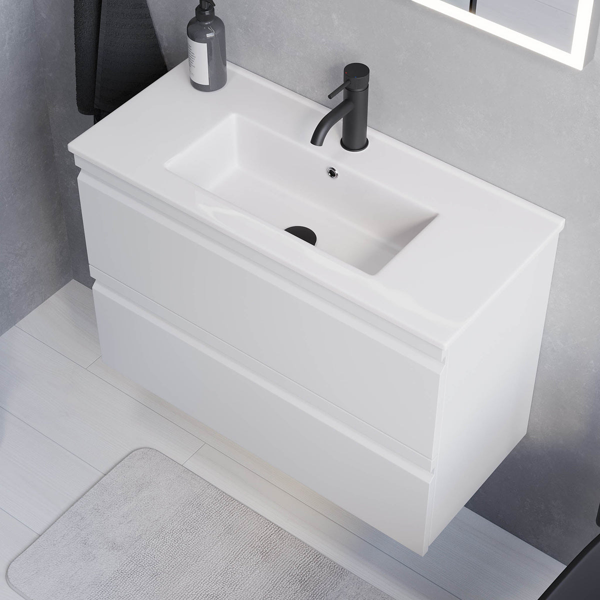 Knarrlagsund, Furniture Set - Code, White Mat - 80 cm - MASTERSTORE - 8595677142464 - Furniture Set - Code - 74 - 080 - 70 - 01 - 30 - 8595677142464
