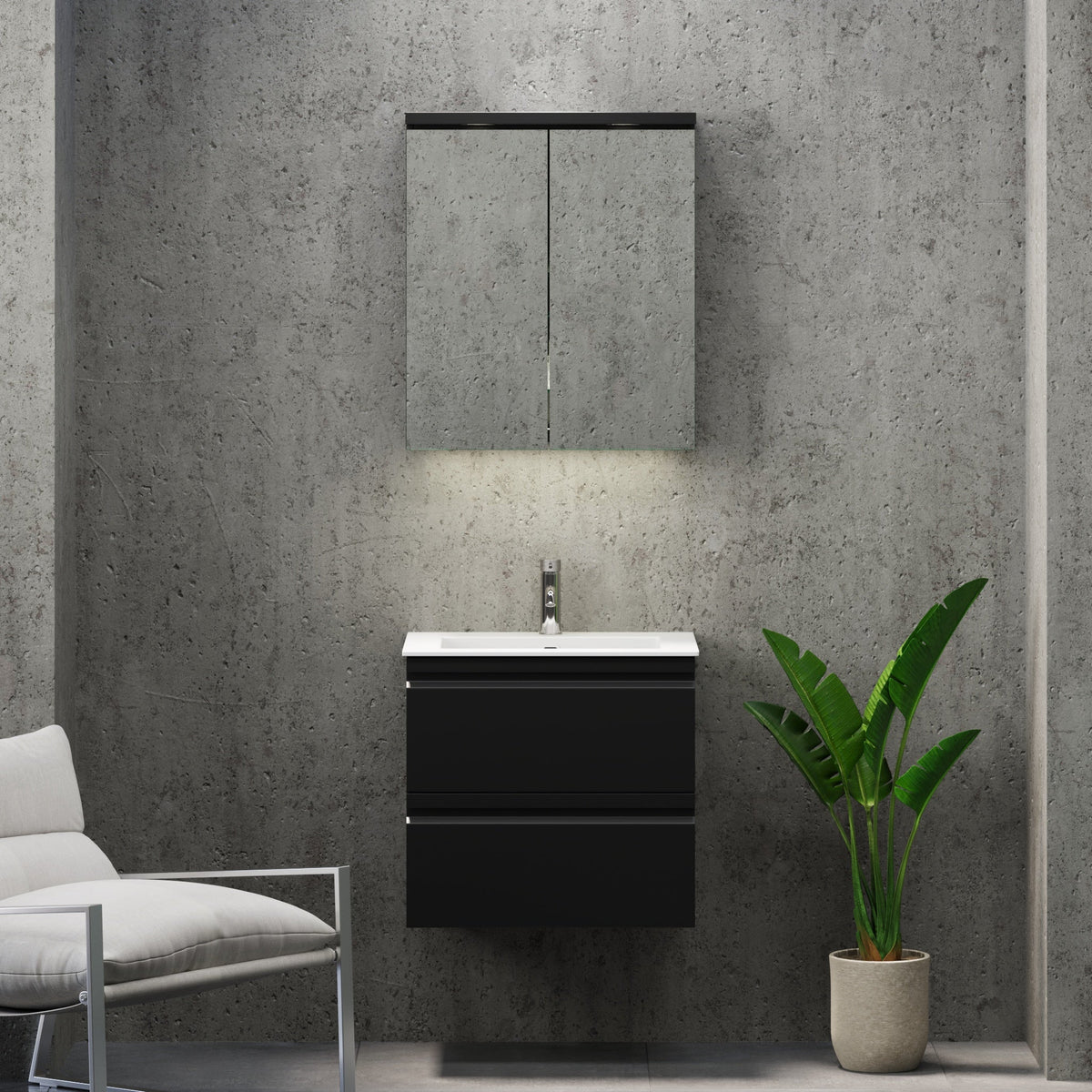 Knarrlagsund, Furniture Set - Code, Black Mat - 100 cm - MASTERSTORE - 8595677171143 - Furniture Set - Code - 74 - 100 - 52 - 02 - 40 - 8595677171143