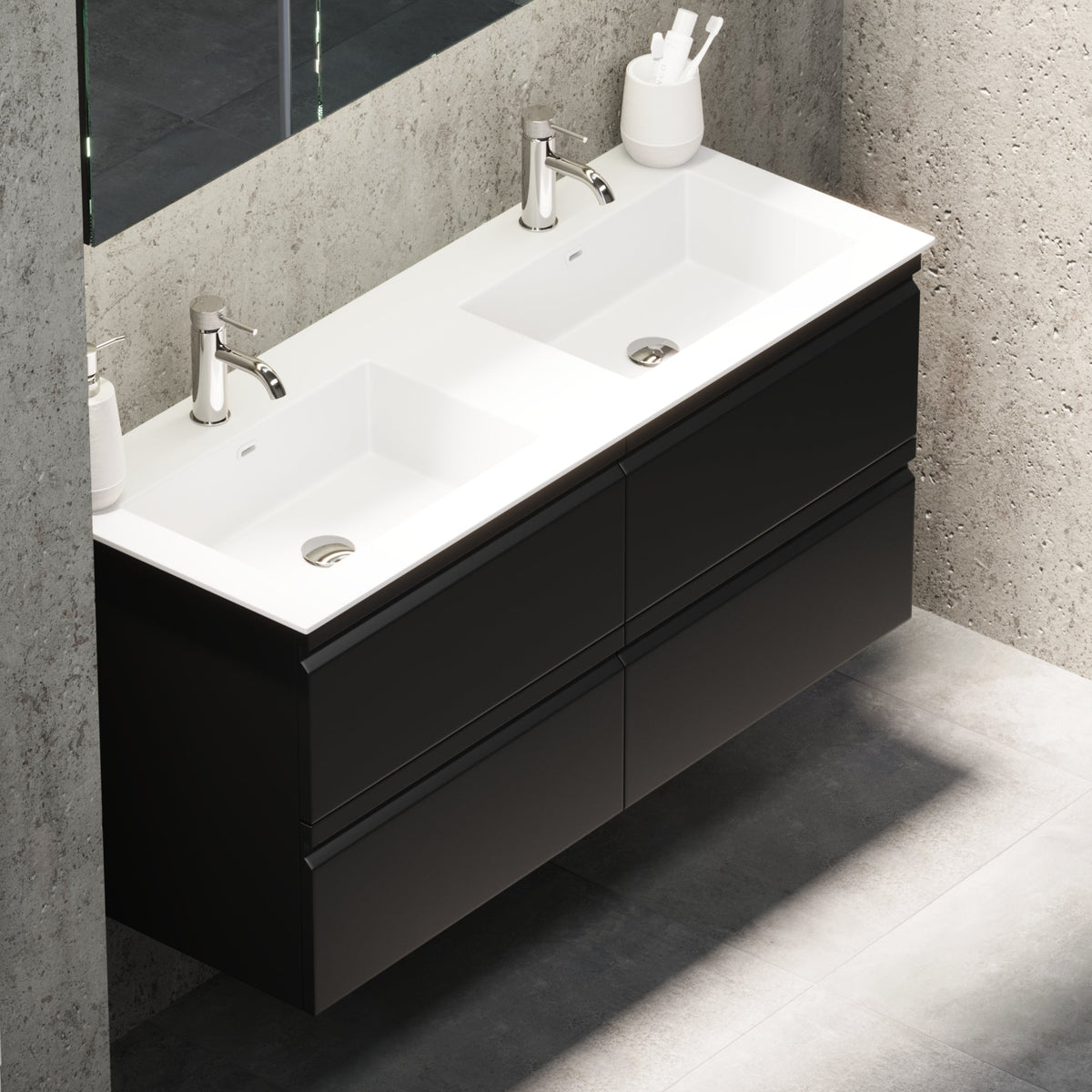 Knarrlagsund, Furniture Set - Code, Black Mat - 100 cm - MASTERSTORE - 8595677171143 - Furniture Set - Code - 74 - 100 - 52 - 02 - 40 - 8595677171143