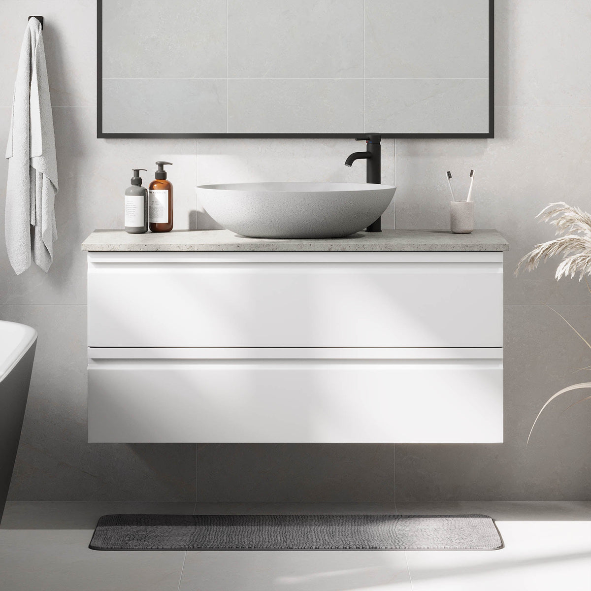 Odda, Furniture Set - Code, White Mat - 120 cm - MASTERSTORE - 8595677191233 - Furniture Set - Code - 74 - 120 - 16 - 01 - 42 - 8595677191233