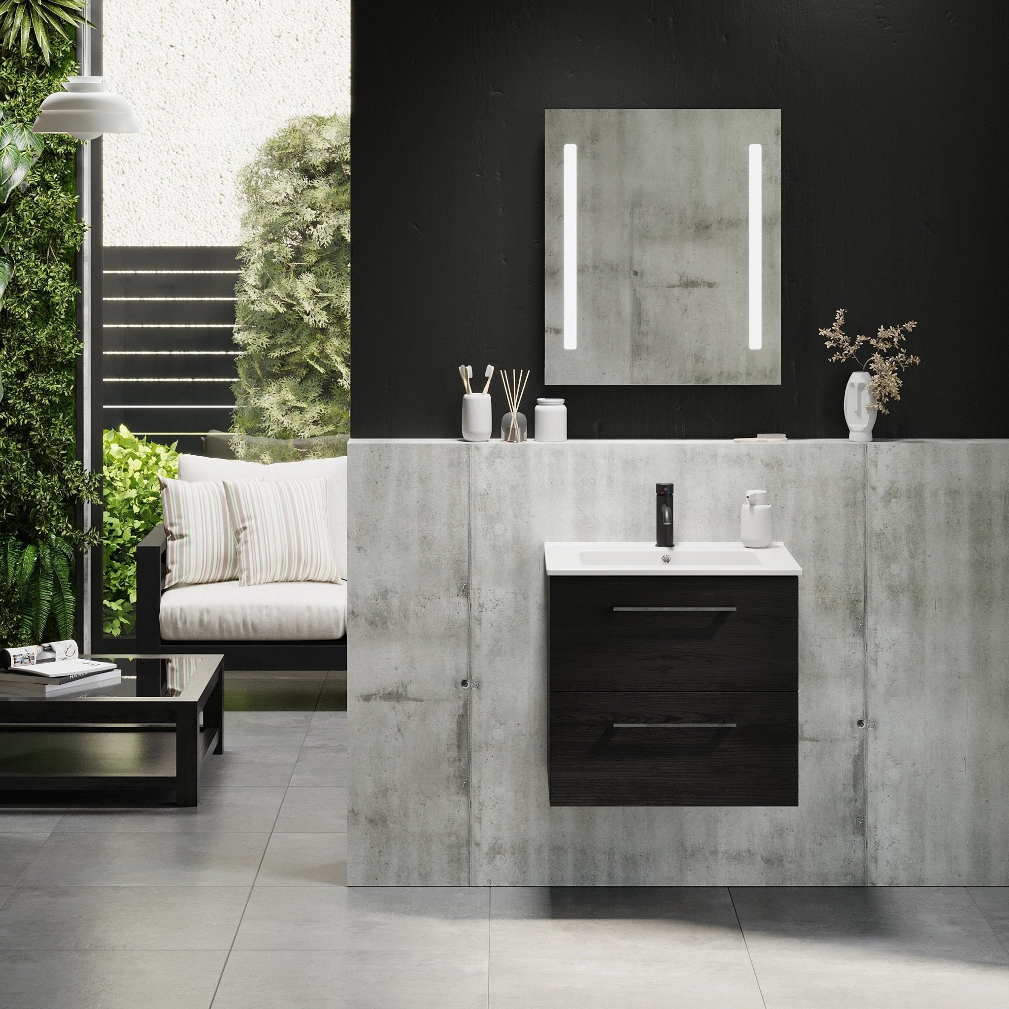 Magnor Badrumsmöbel - Tvättställsskåp - BATH DELUXE - EXCLUSIVE - 75 - 060 - 50 - 22 - 40 - BATHDELUXE SWEDEN