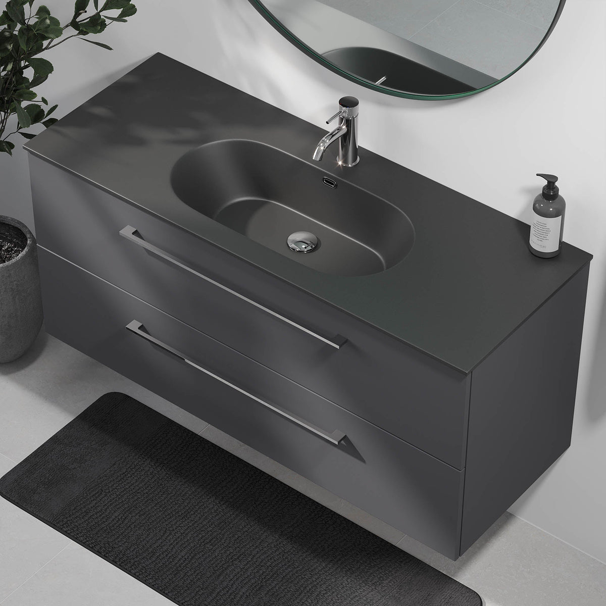 Horten, Furniture Set - Code, Grey Anthracite - 60 cm - MASTERSTORE - 8595677190878 - Furniture Set - Code - 75 - 060 - 60 - 43 - 40 - 8595677190878