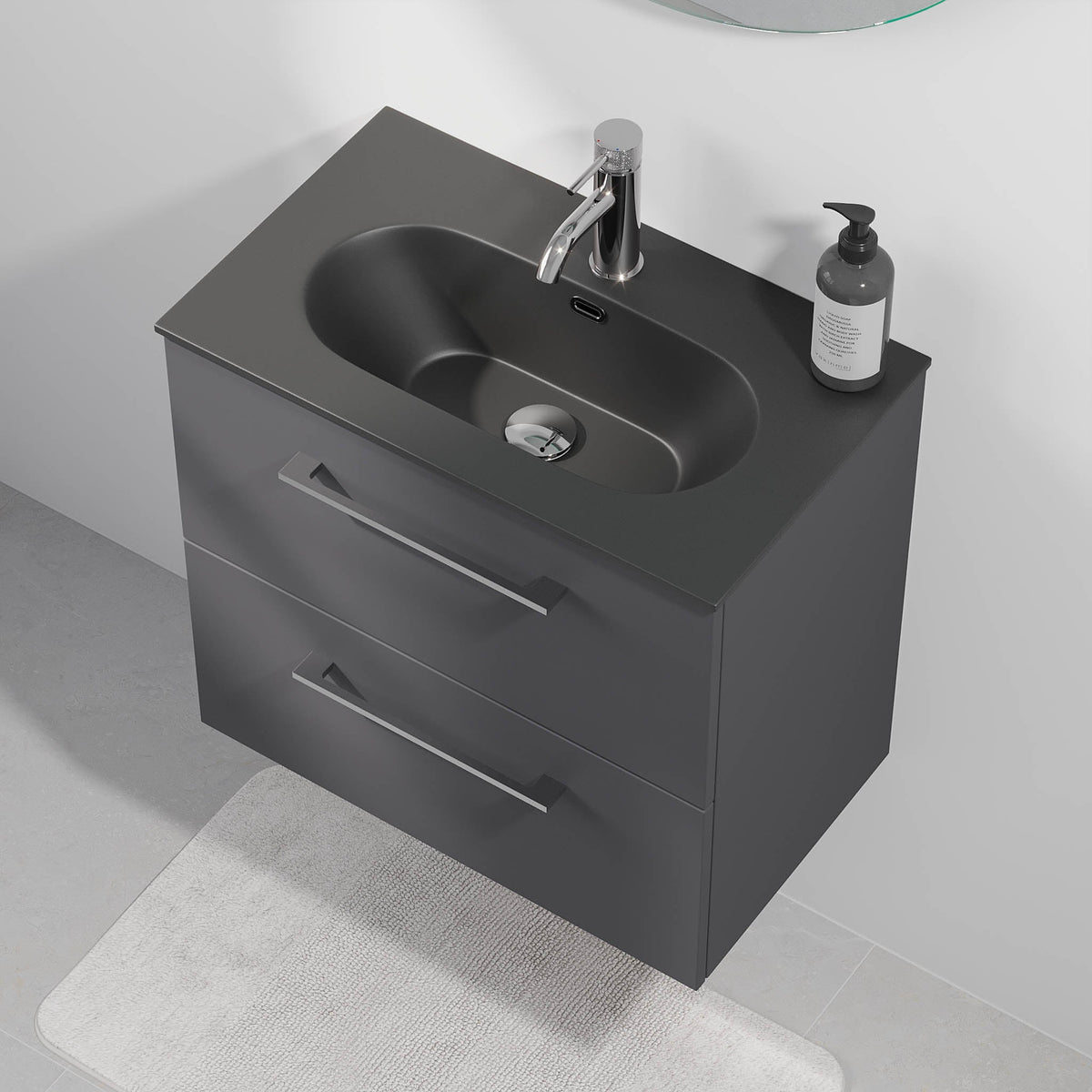 Horten, Furniture Set - Code, Grey Anthracite - 60 cm - MASTERSTORE - 8595677190274 - Furniture Set - Code - 75 - 060 - 73 - 43 - 40 - 8595677190274