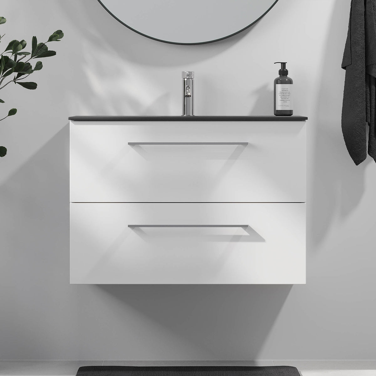 Horten, Furniture Set - Code, White Mat - 80 cm - MASTERSTORE - 8595677190991 - Furniture Set - Code - 75 - 080 - 60 - 01 - 40 - 8595677190991