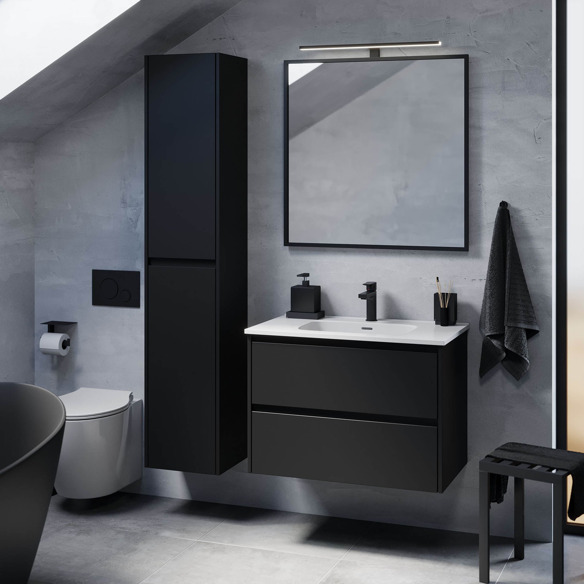 Molde, Furniture Set - One Box, Black Mat - 59 cm - MASTERSTORE - 8595677178883 - Furniture Set - One Box - 77 - 060 - 11 - 02 - 00 - 8595677178883