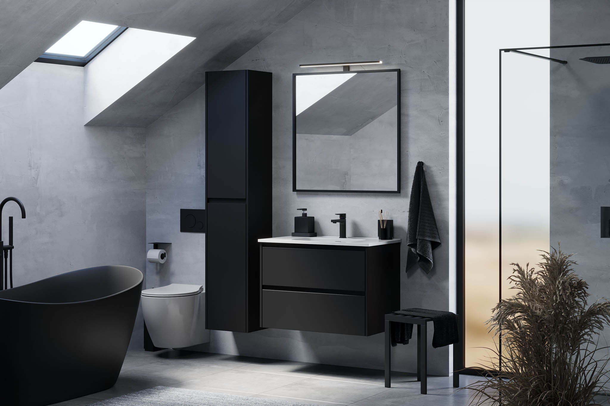Molde, Furniture Set - One Box, Black Mat - 79 cm - MASTERSTORE - 8595677178920 - Furniture Set - One Box - 77 - 080 - 11 - 02 - 00 - 8595677178920