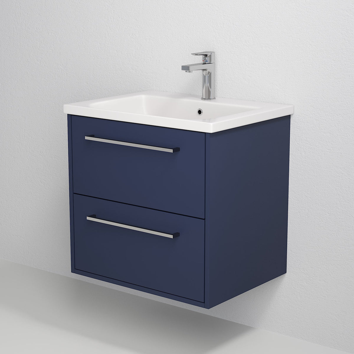 Mandal Badrumsmöbel, Blå Matt - Tvättställsskåp - BATH DELUXE - EXCLUSIVE - 77 - 120 - 31 - 04 - 00 - BATHDELUXE SWEDEN
