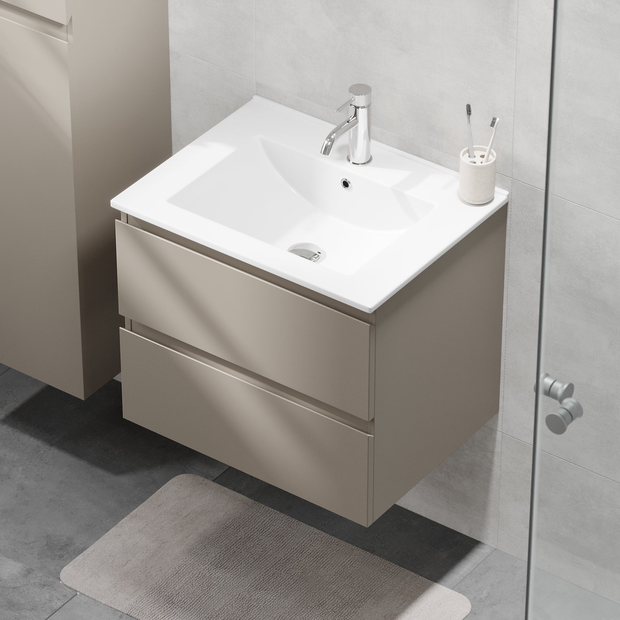 Kenwood Badrumsmöbel, Marakesh - Tvättställsskåp - BATH DELUXE - BASIC - 80 - 060 - 04 - 29 - 01 - BATHDELUXE SWEDEN