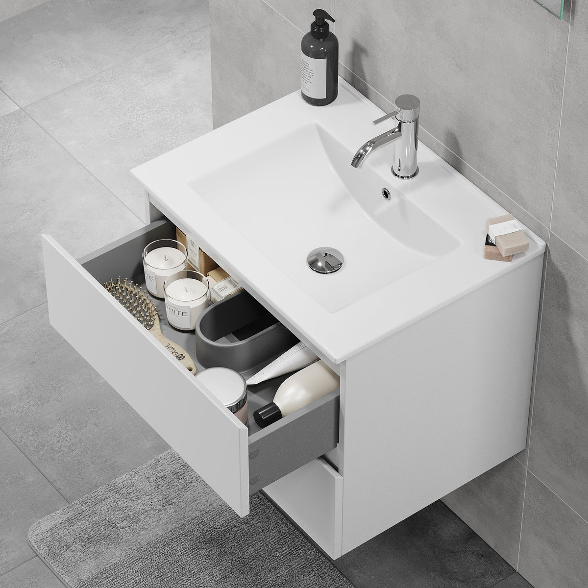 Kenwood, Furniture Set - Code, White Mat - 91 cm - MASTERSTORE - 8595677181081 - Furniture Set - Code - 80 - 090 - 04 - 01 - 01 - 8595677181081