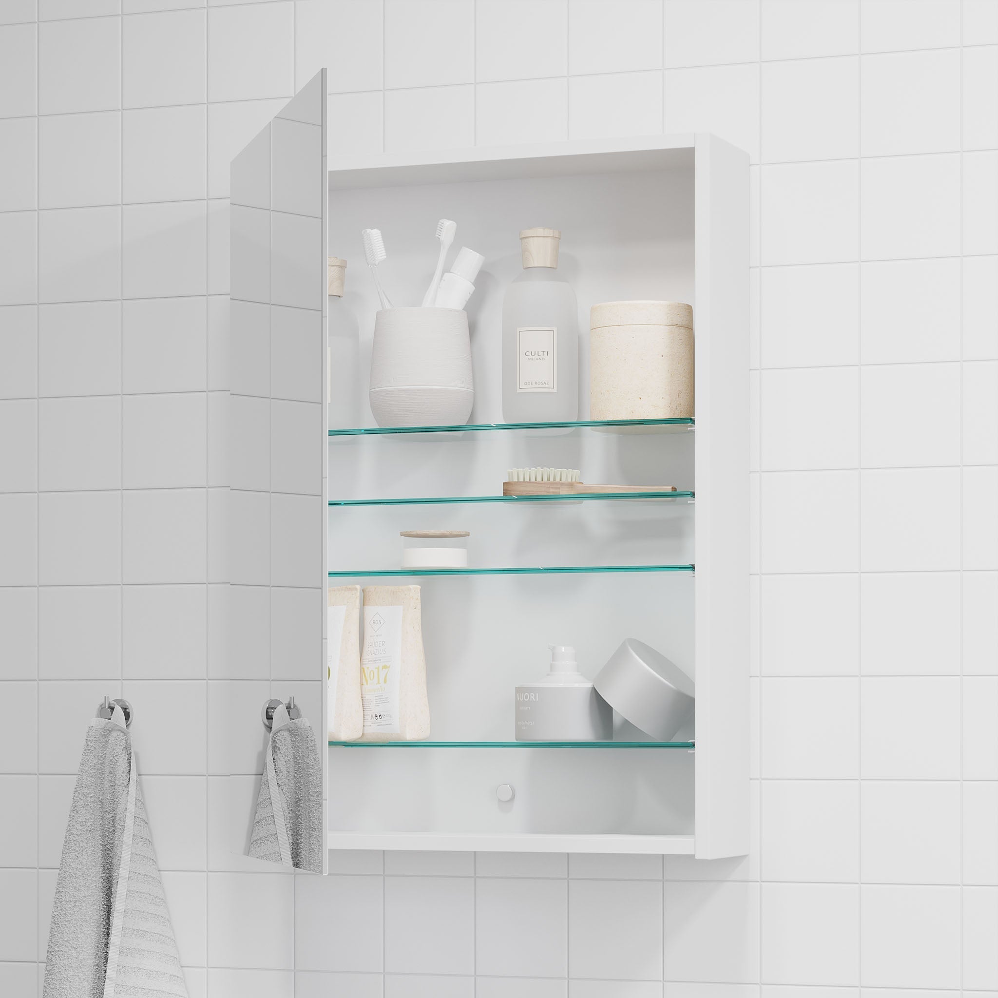 Idse Spegelskåp, Vit Matt - Spegelskåp - BATH DELUXE - PRESTIGE - 82 - 060 - 40 - 01 - 00 - BATHDELUXE SWEDEN