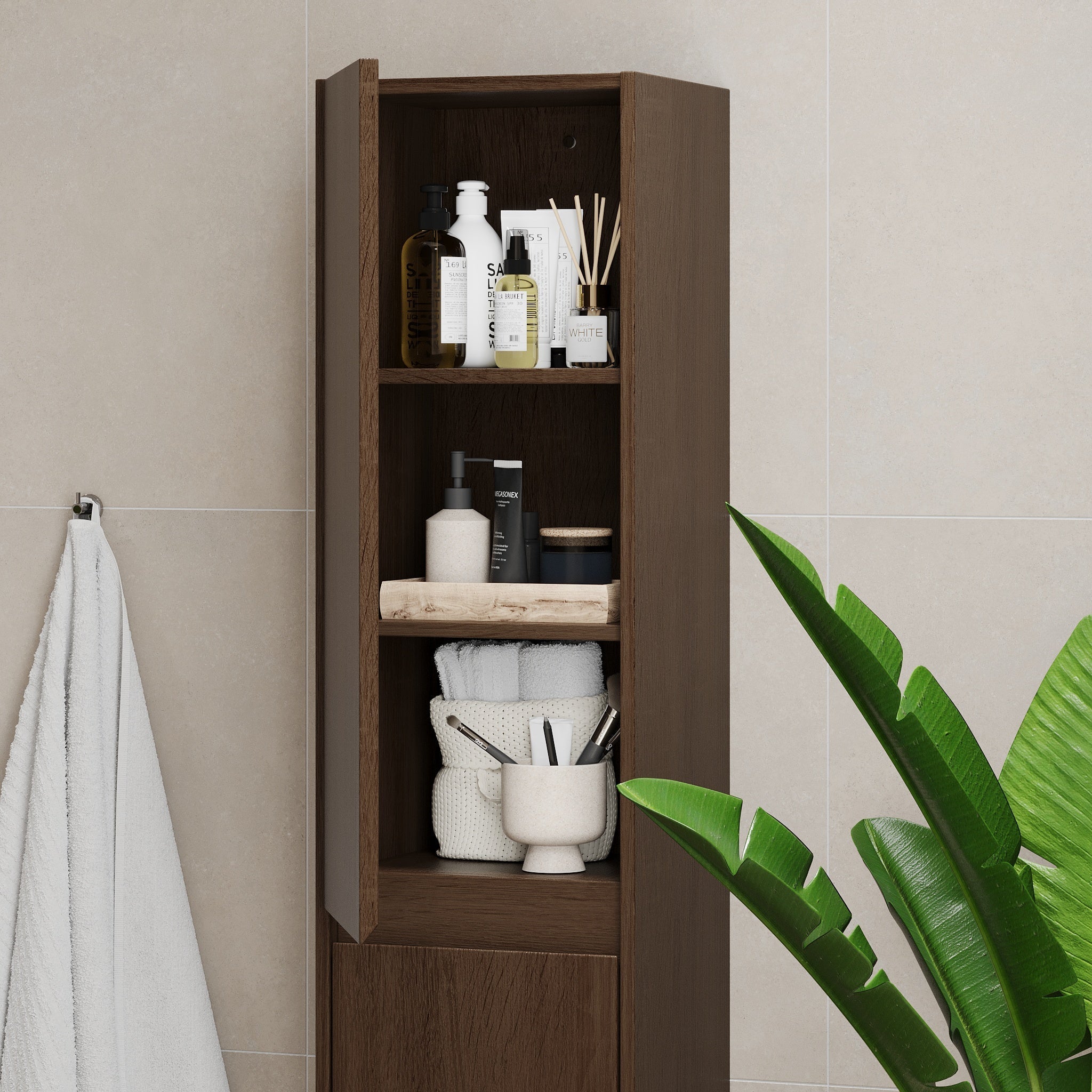 Svalbard, Furniture Set - Code, Walnut - 35 cm - MASTERSTORE - 8595677183702 - Furniture Set - Code - 83 - 035 - 10 - 84 - 40 - 8595677183702