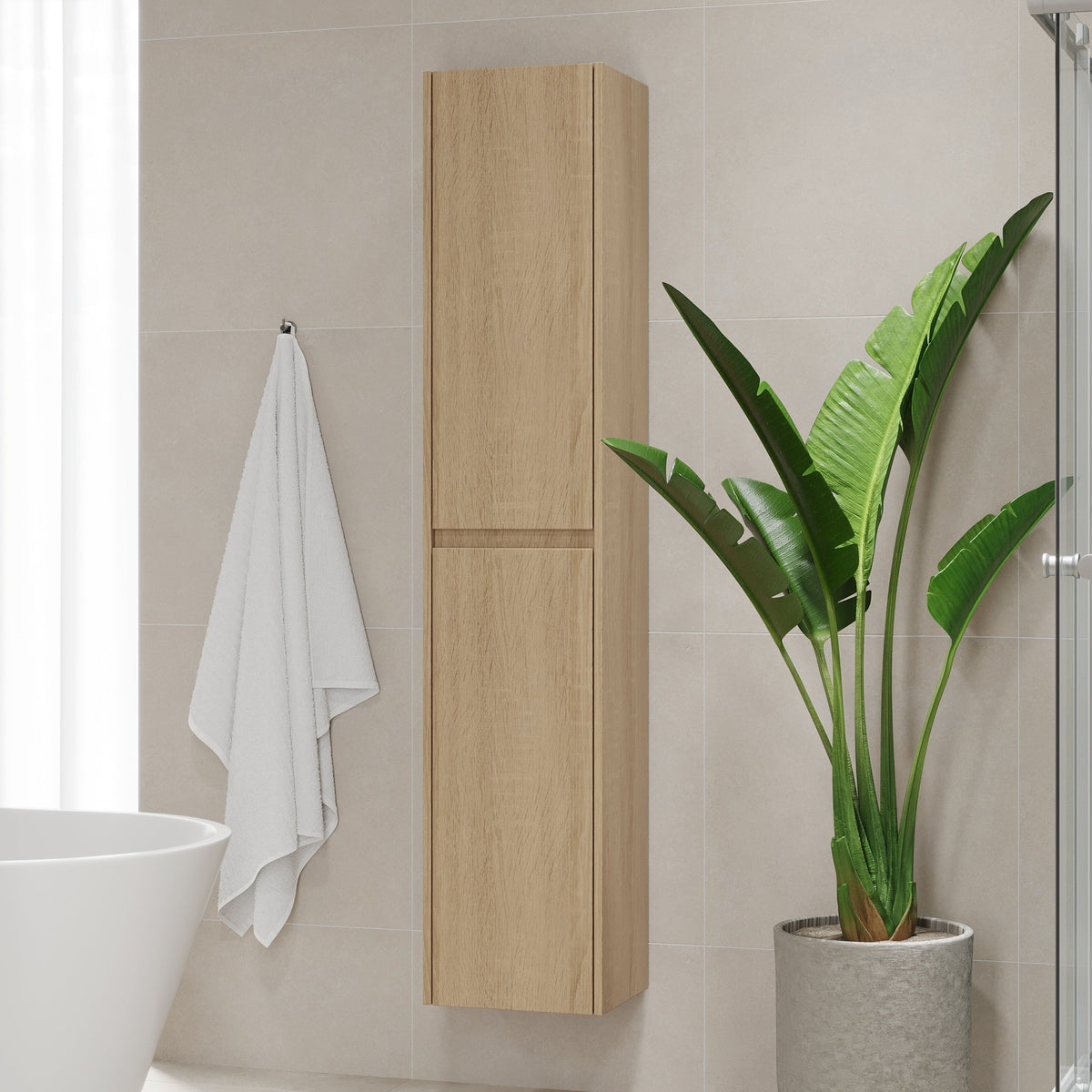 Lofoten, Furniture Set - High Cabinet, Black Mat - 35 cm - MASTERSTORE - 8595677183979 - Furniture Set - Code - 83-035-42-02-40 - 8595677183979