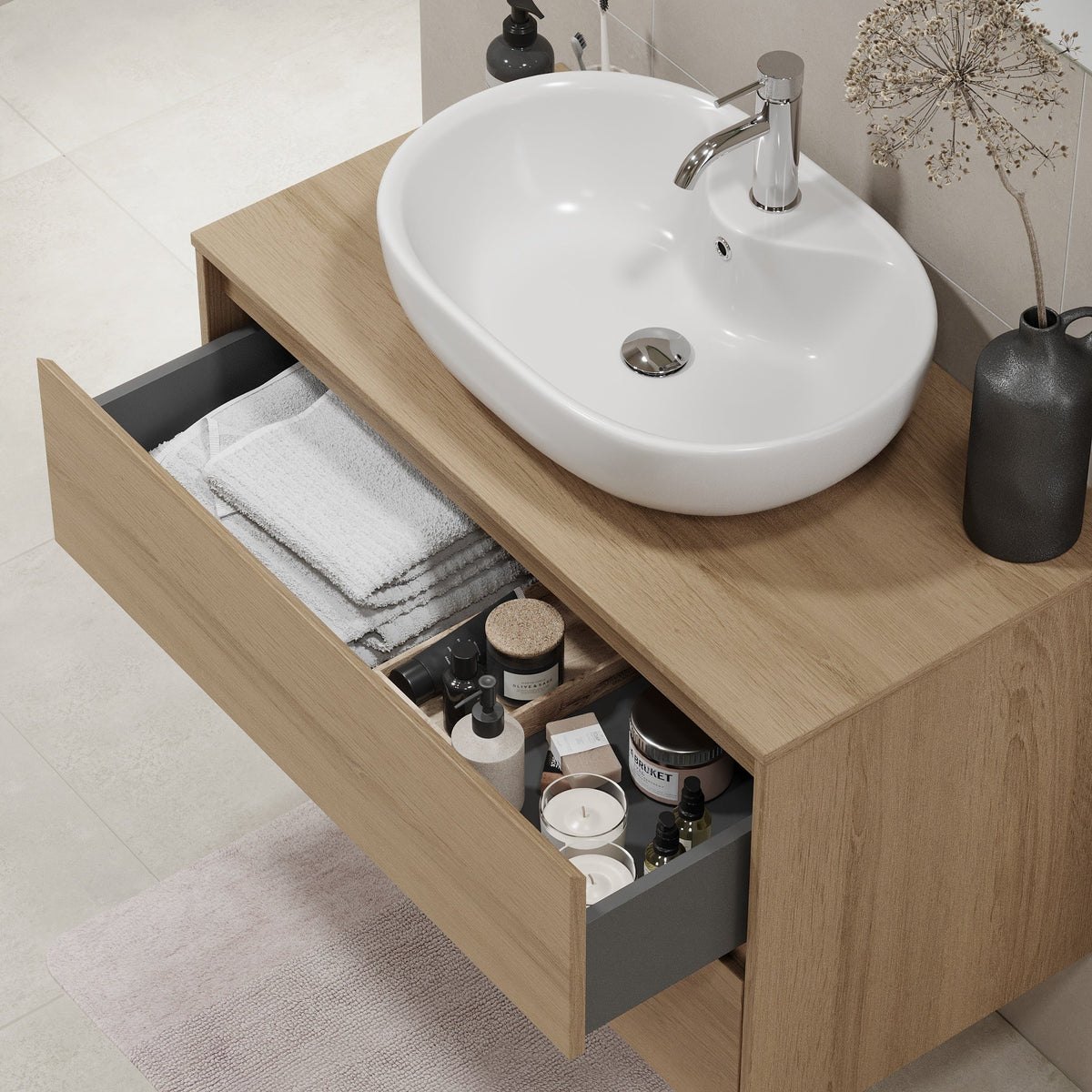 Svalbard, Furniture Set - Code, Oak - 60 cm - MASTERSTORE - 8595677183603 - Furniture Set - Code - 83 - 060 - 10 - 86 - 40 - 8595677183603