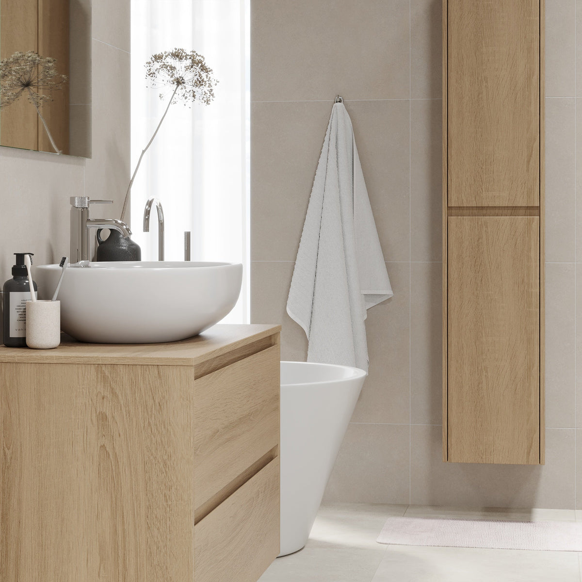 Svalbard, Furniture Set - Code, Oak - 60 cm - MASTERSTORE - 8595677183603 - Furniture Set - Code - 83 - 060 - 10 - 86 - 40 - 8595677183603