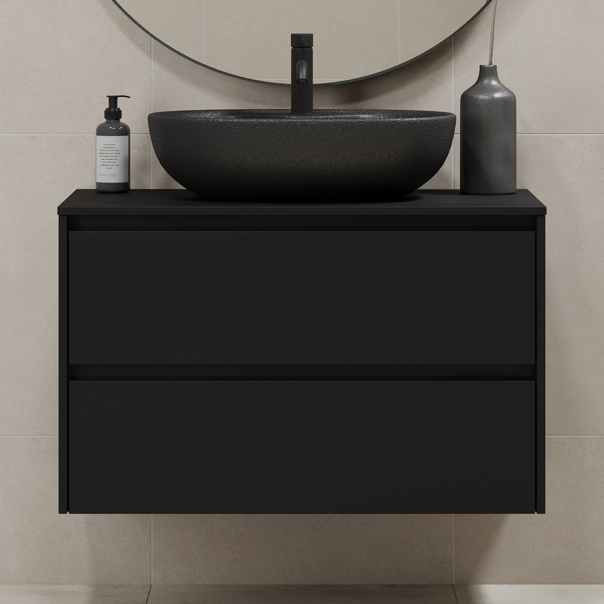 Seiland, Furniture Set - Code, Black Mat - 60 cm - MASTERSTORE - 8595677183733 - Furniture Set - Code - 83 - 060 - 12 - 02 - 40 - 8595677183733