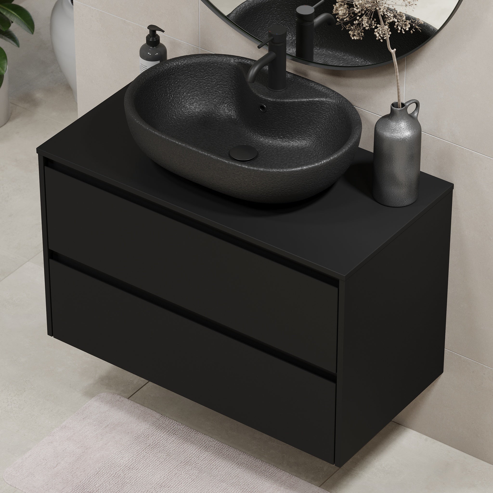Seiland, Furniture Set - Code, Black Mat - 60 cm - MASTERSTORE - 8595677183733 - Furniture Set - Code - 83 - 060 - 12 - 02 - 40 - 8595677183733
