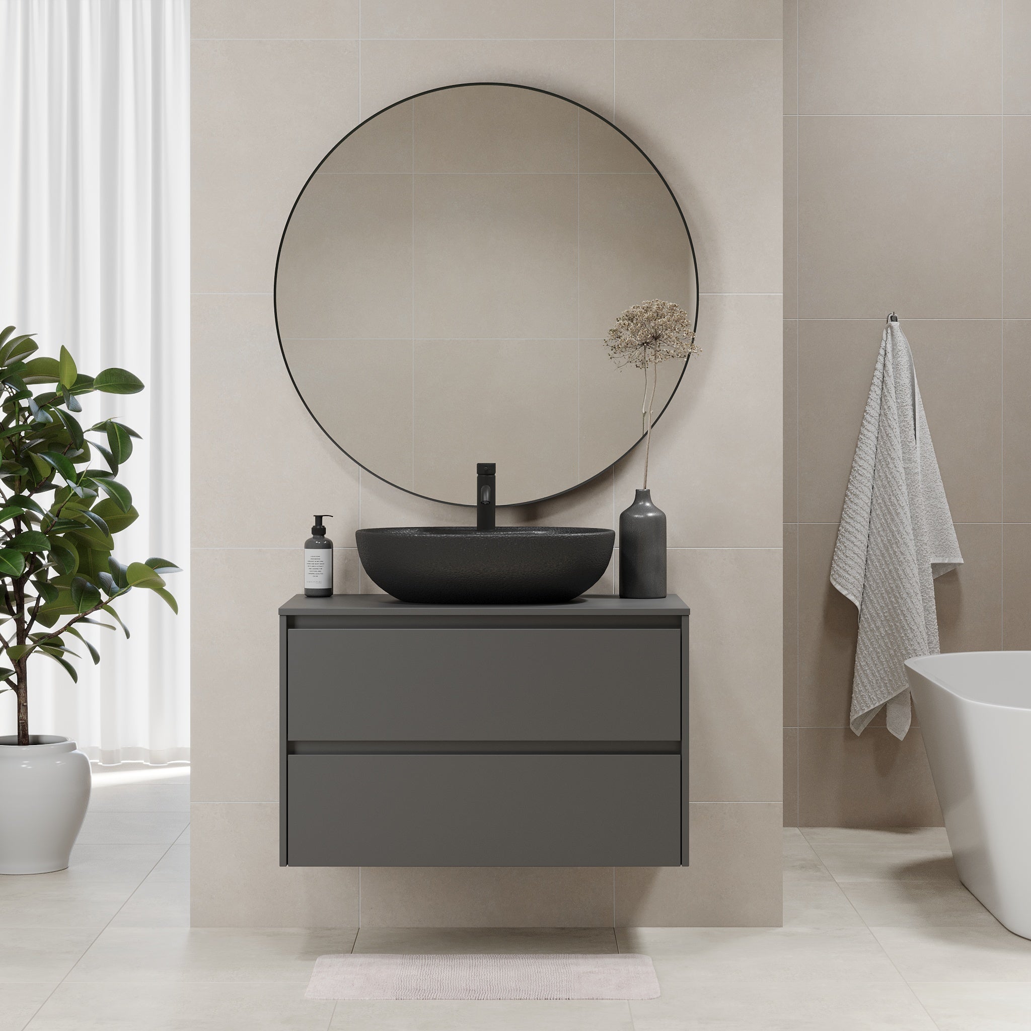 Seiland, Furniture Set - Code, Grey Anthracite - 60 cm - MASTERSTORE - 8595677183771 - Furniture Set - Code - 83 - 060 - 12 - 43 - 40 - 8595677183771