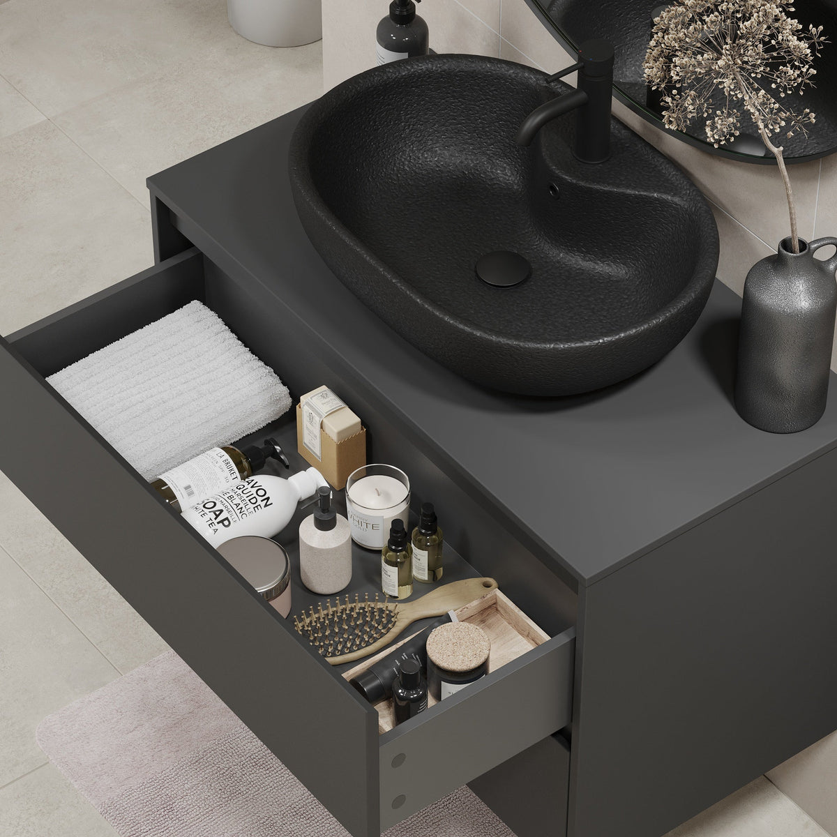Seiland, Furniture Set - Code, Grey Anthracite - 60 cm - MASTERSTORE - 8595677183771 - Furniture Set - Code - 83 - 060 - 12 - 43 - 40 - 8595677183771