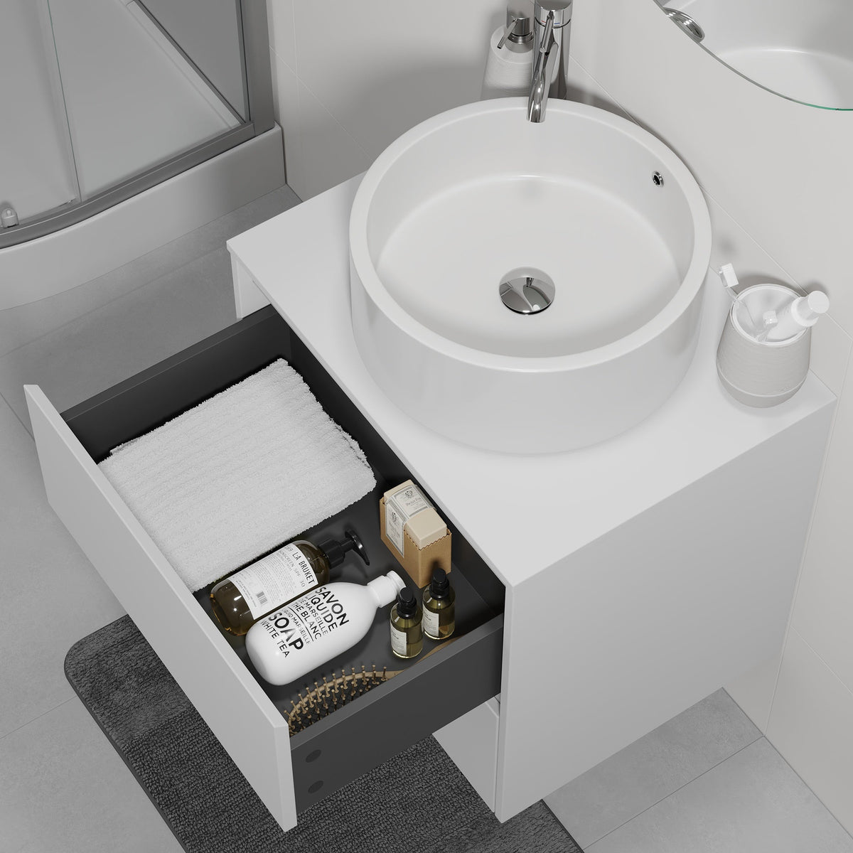 Lofoten, Furniture Set - Code, White Mat - 60 cm - MASTERSTORE - 8595677183863 - Furniture Set - Code - 83 - 060 - 42 - 01 - 40 - 8595677183863