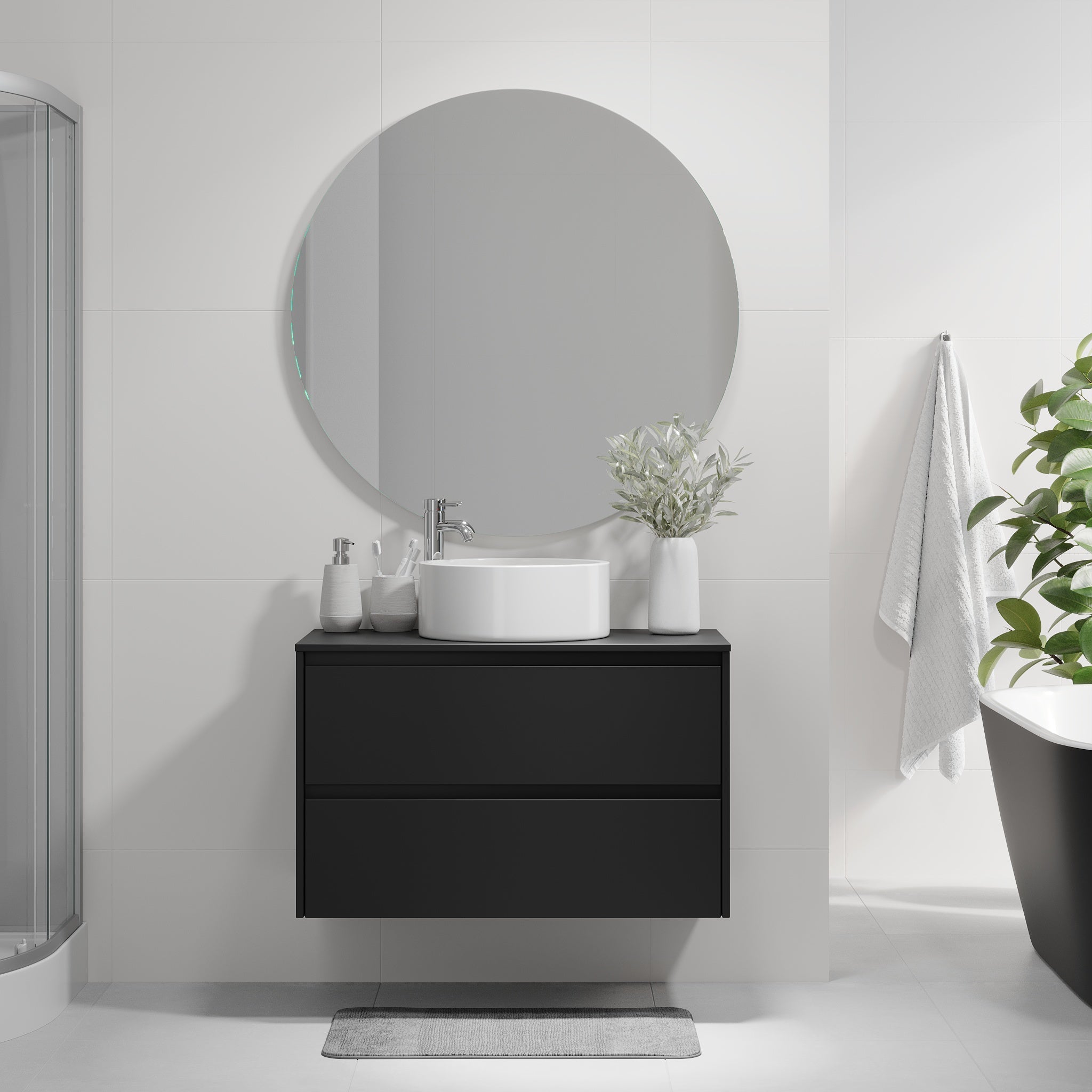 Lofoten, Furniture Set - Code, Black Mat - 60 cm - MASTERSTORE - 8595677183887 - Furniture Set - Code - 83 - 060 - 42 - 02 - 40 - 8595677183887