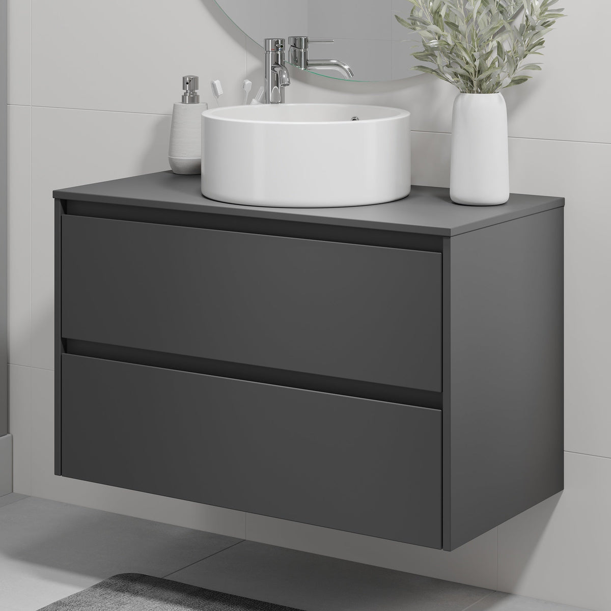Lofoten, Furniture Set - Code, Grey Anthracite - 60 cm - MASTERSTORE - 8595677183924 - Furniture Set - Code - 83 - 060 - 42 - 43 - 40 - 8595677183924