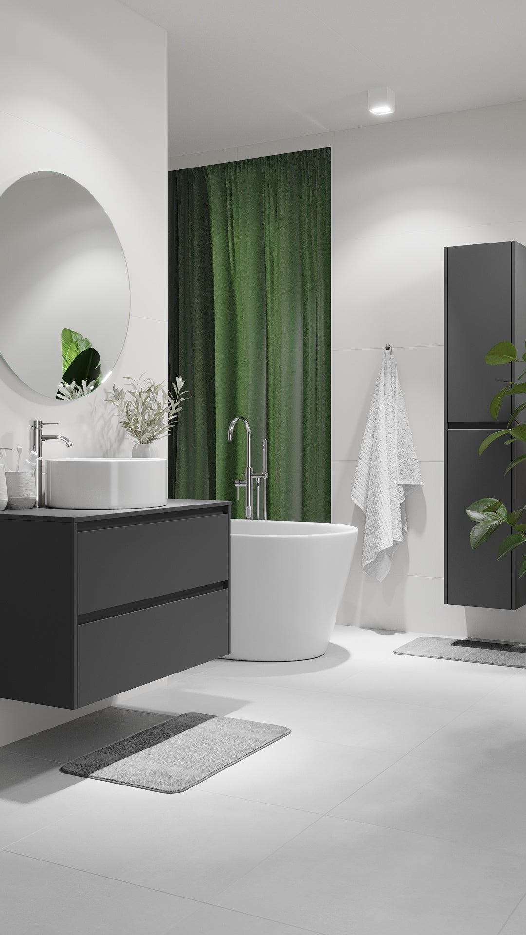 Lofoten, Furniture Set - Code, Grey Anthracite - 60 cm - MASTERSTORE - 8595677183924 - Furniture Set - Code - 83 - 060 - 42 - 43 - 40 - 8595677183924