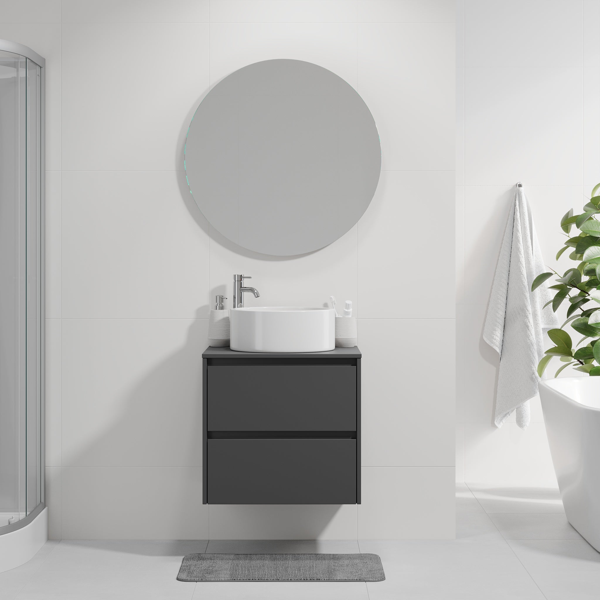 Lofoten, Furniture Set - Code, Grey Anthracite - 60 cm - MASTERSTORE - 8595677183924 - Furniture Set - Code - 83 - 060 - 42 - 43 - 40 - 8595677183924