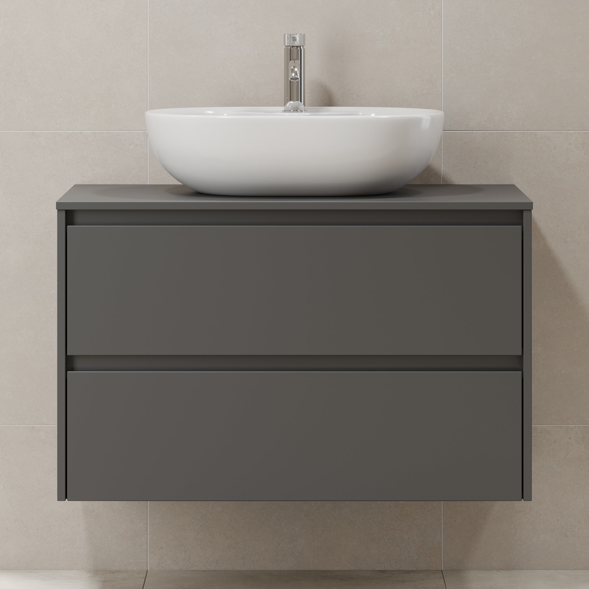 Svalbard, Furniture Set - Code, Grey Anthracite - 90 cm - MASTERSTORE - 8595677183634 - Furniture Set - Code - 83 - 090 - 10 - 43 - 40 - 8595677183634