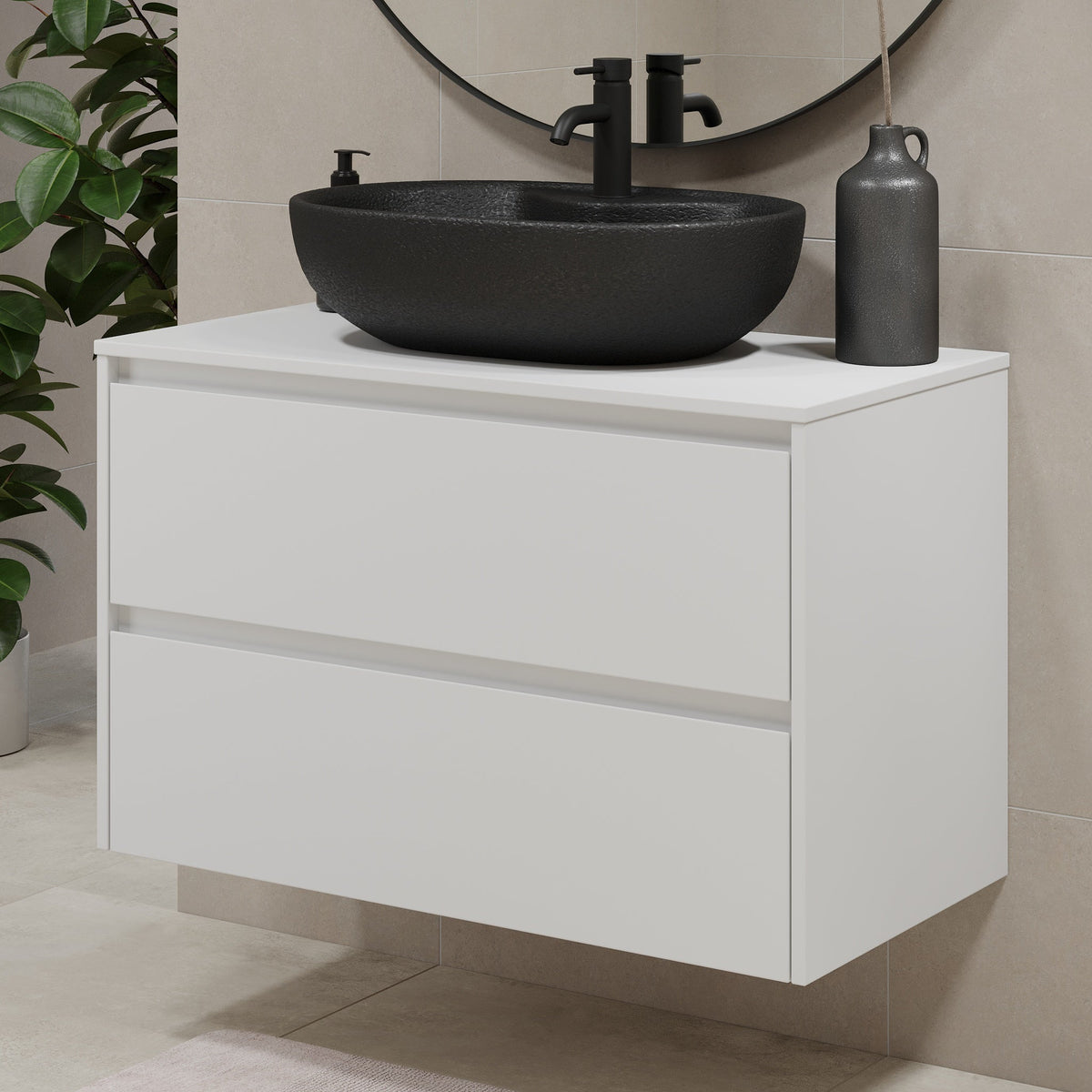 Seiland, Furniture Set - Code, White Mat - 90 cm - MASTERSTORE - 8595677183726 - Furniture Set - Code - 83 - 090 - 12 - 01 - 40 - 8595677183726