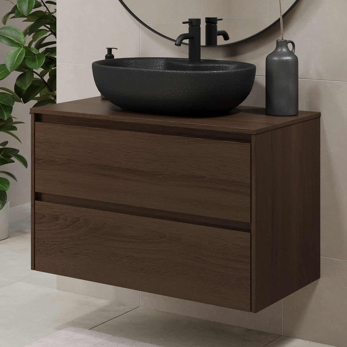 Seiland, Furniture Set - Code, Walnut - 90 cm - MASTERSTORE - 8595677183801 - Furniture Set - Code - 83 - 090 - 12 - 84 - 40 - 8595677183801