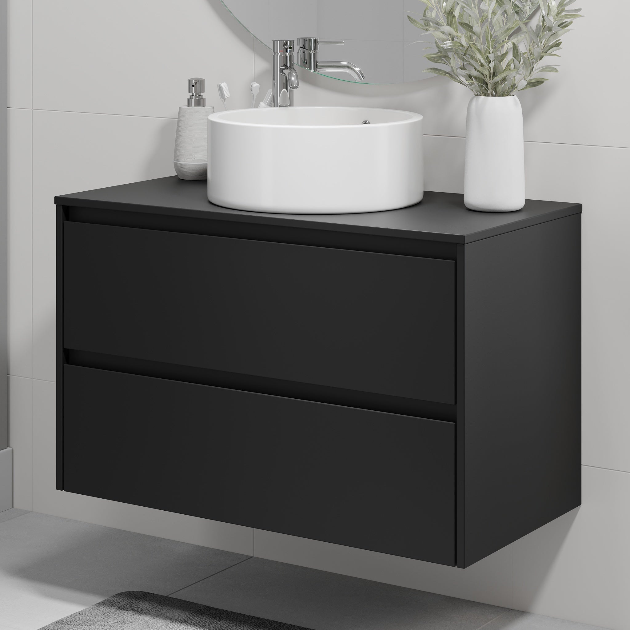 Lofoten, Furniture Set - Code, Black Mat - 90 cm - MASTERSTORE - 8595677183894 - Furniture Set - Code - 83 - 090 - 42 - 02 - 40 - 8595677183894