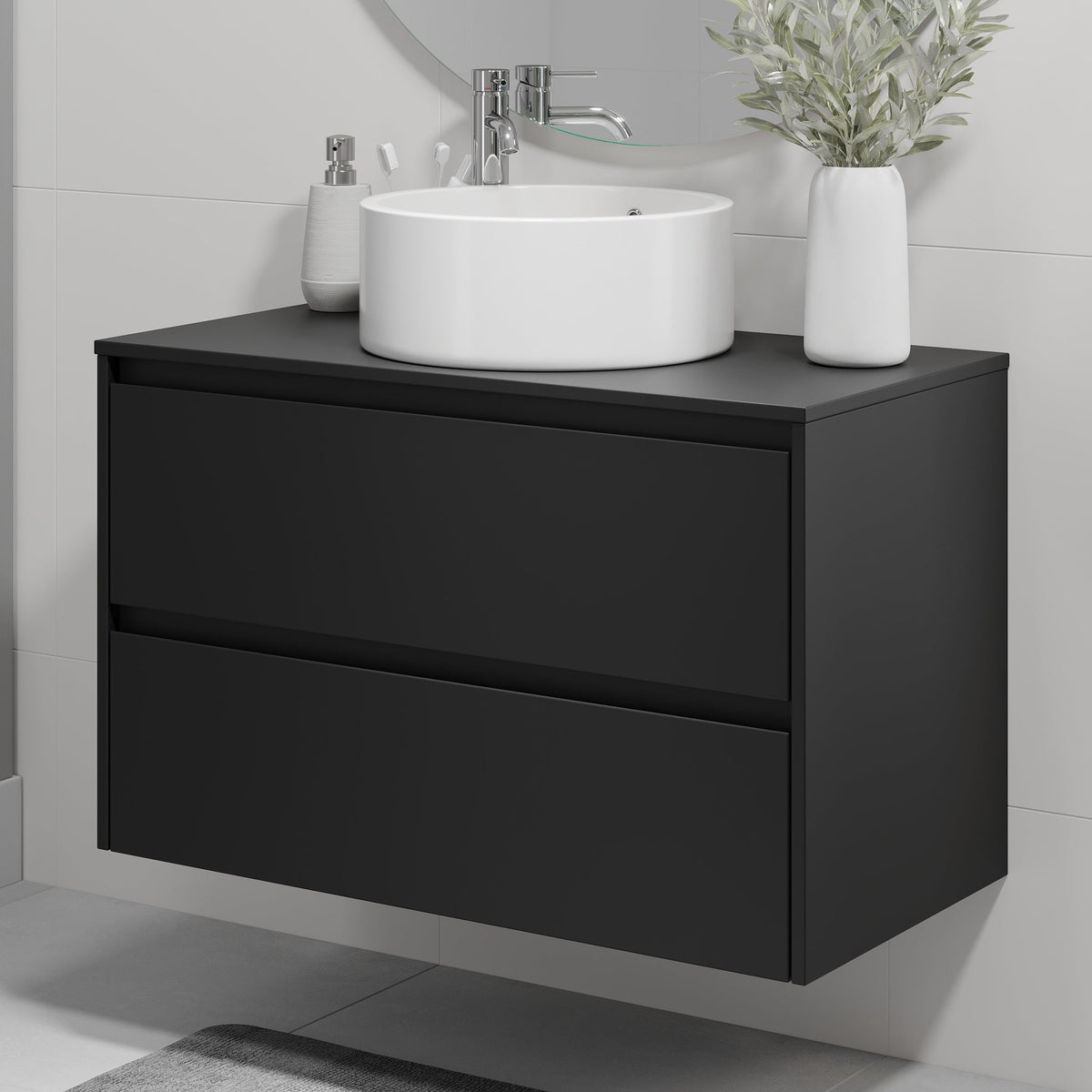 Lofoten, Furniture Set - Code, Black Mat - 90 cm - MASTERSTORE - 8595677183894 - Furniture Set - Code - 83 - 090 - 42 - 02 - 40 - 8595677183894