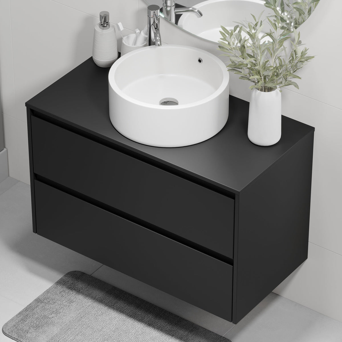 Lofoten, Furniture Set - Code, Black Mat - 90 cm - MASTERSTORE - 8595677183894 - Furniture Set - Code - 83 - 090 - 42 - 02 - 40 - 8595677183894