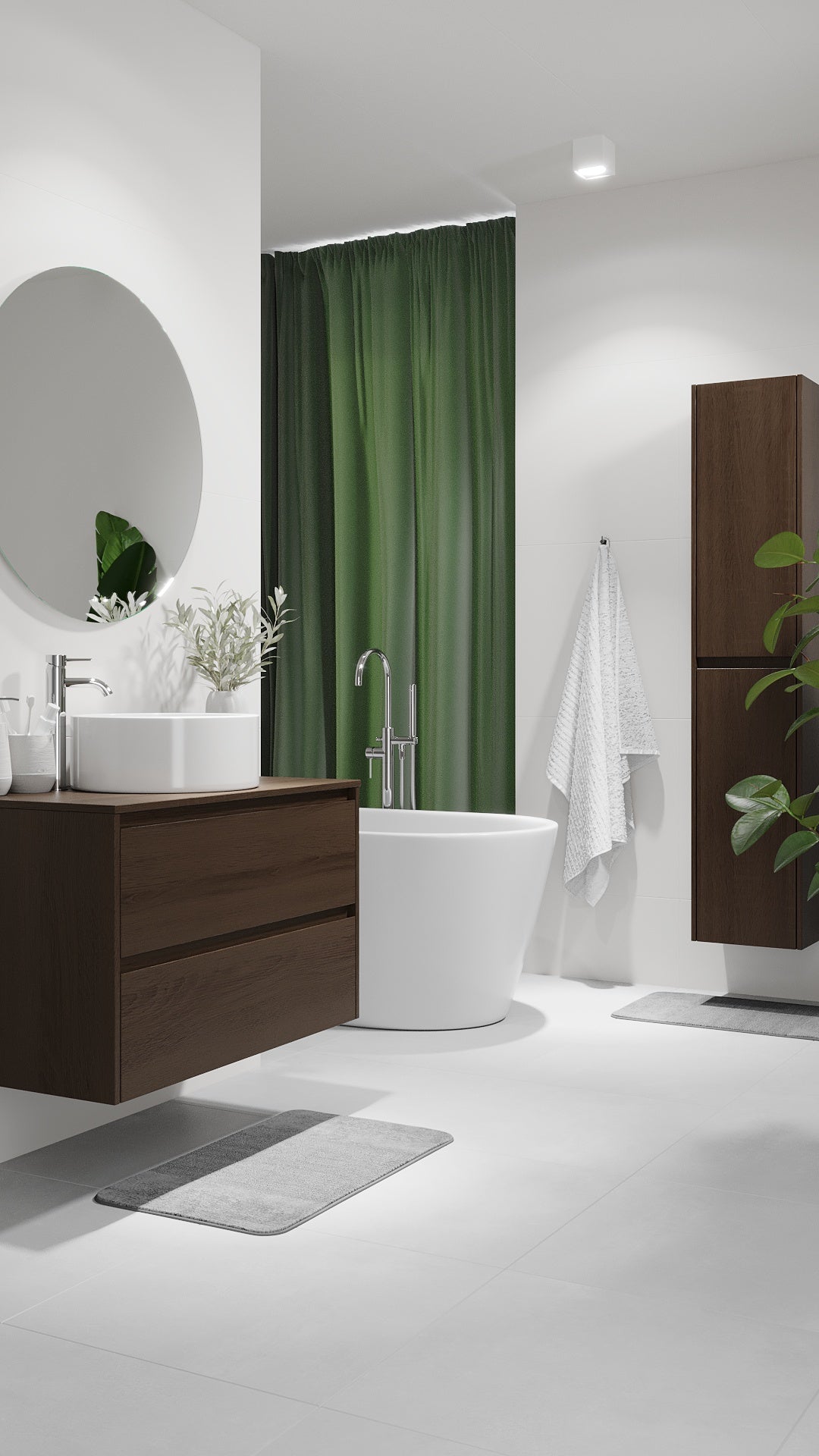 Lofoten, Furniture Set - Code, Walnut - 90 cm - MASTERSTORE - 8595677183955 - Furniture Set - Code - 83 - 090 - 42 - 84 - 40 - 8595677183955