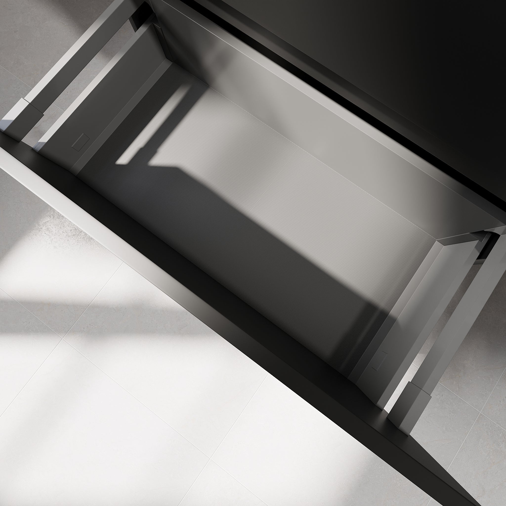 Mirage, Möbelset - Handfat & Skåp, Svart Matta - 80 cm - Möbelset - Kod - BATH DELUXE - PRESTIGE - 89-080-03-02-40 - BATHDELUXE SWEDEN