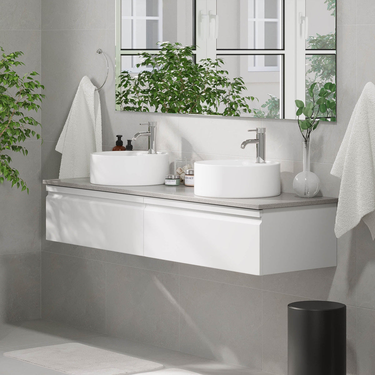 Mirage, Furniture Set - Code, White Mat - 120 cm - MASTERSTORE - 8595677192643 - Furniture Set - Code - 89 - 120 - 03 - 01 - 41 - 8595677192643