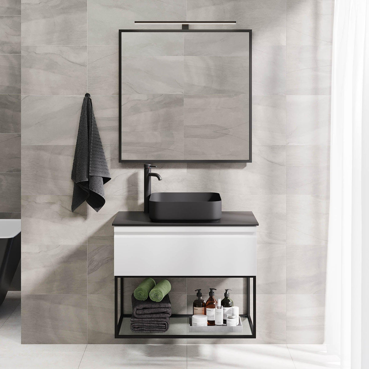 Kvalsund, Furniture Set - Code, White Mat - 120 cm - MASTERSTORE - 8595677152821 - Furniture Set - Code - 89 - 120 - 25 - 01 - 31 - 8595677152821