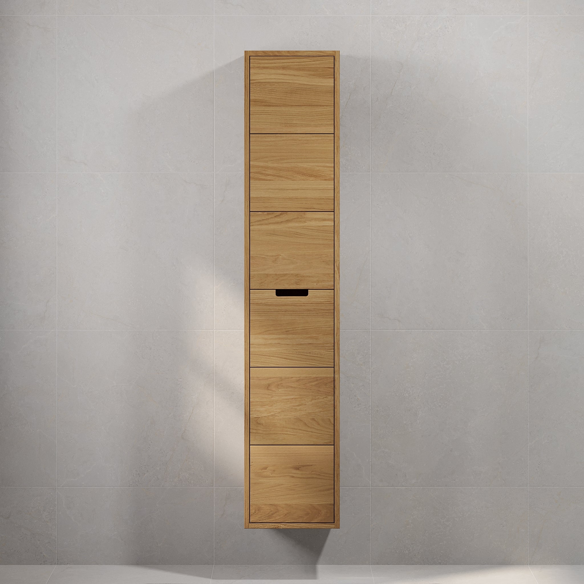 Högskåp i massiv ek - 2 dörrar - 35x32x171 cm - oljad ek - Egeskov - Höga skåp - BATH DELUXE - PRESTIGE - 96-035-52-86-42 - BATHDELUXE SWEDEN